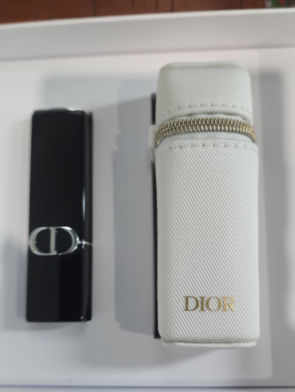 NWOT DIOR Gift Set Lipstick & Lipstick case charm